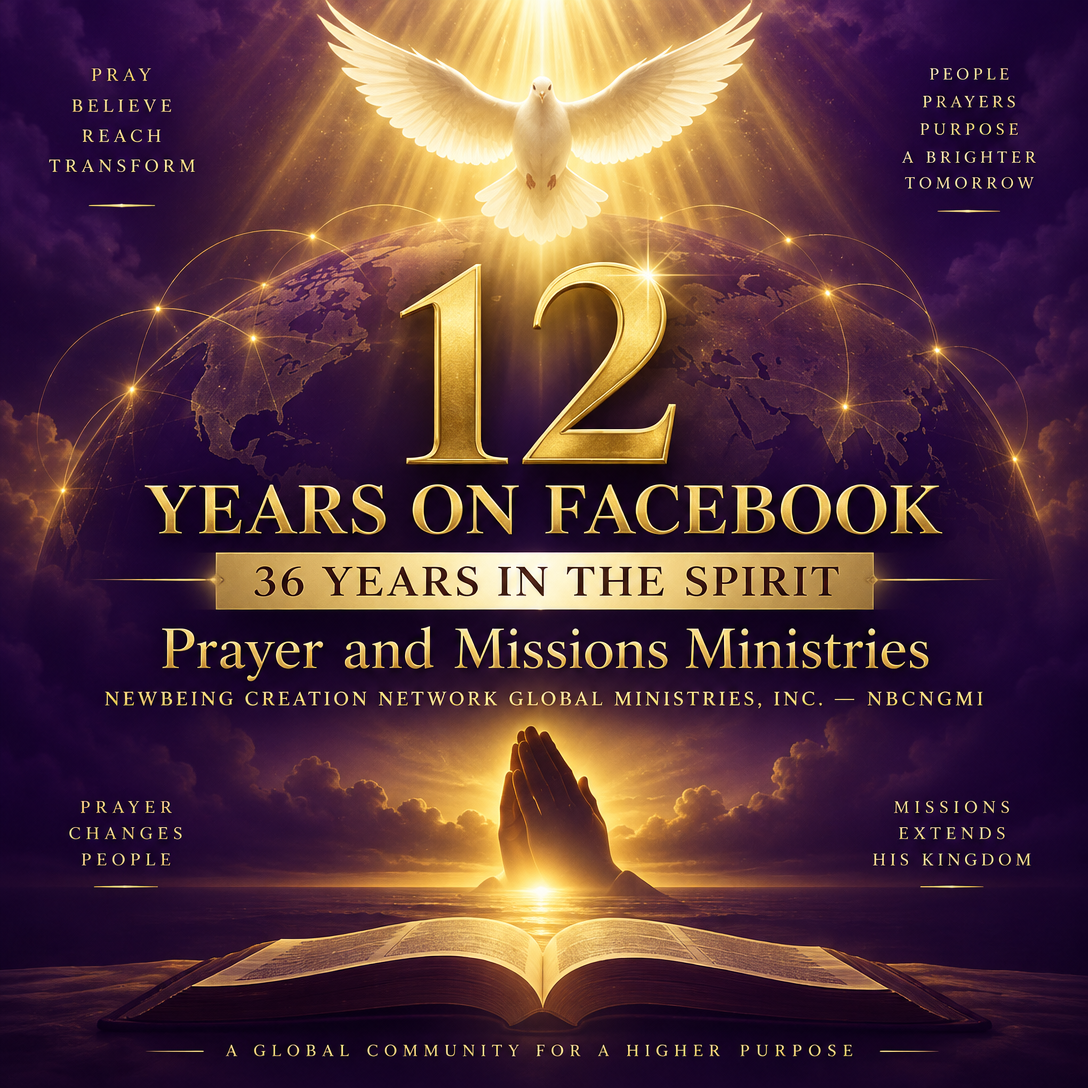 12 Years on Facebook, 36 Years in the Spirit — Prayer and Missions Ministries
